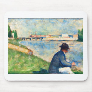 Fine Art-studie van Georges Seurat Muismat