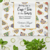 Fine Art Teacup Patroon Koningin Victoria Tea Part Theedoek (Gevouwen)