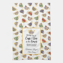 Fine Art Teacup Patroon Koningin Victoria Tea Part Theedoek