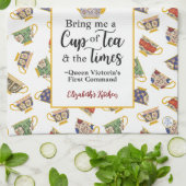 Fine Art Teacup Patroon Koningin Victoria Tea Part Theedoek (Gevouwen)