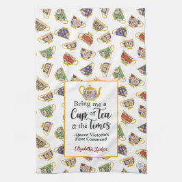 Fine Art Teacup Patroon Koningin Victoria Tea Part Theedoek