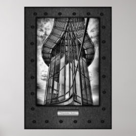 Fine Art, Teleportmodule, faux-geklonterd staal Poster