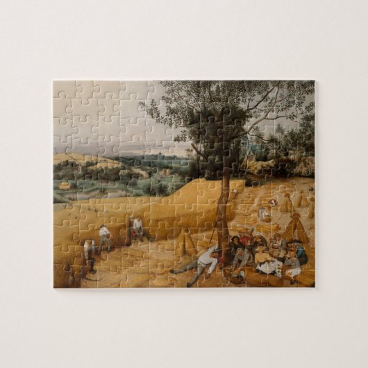 Fine Art The Harvesters 1565 Pieter Bruegel Legpuzzel (Horizontaal)