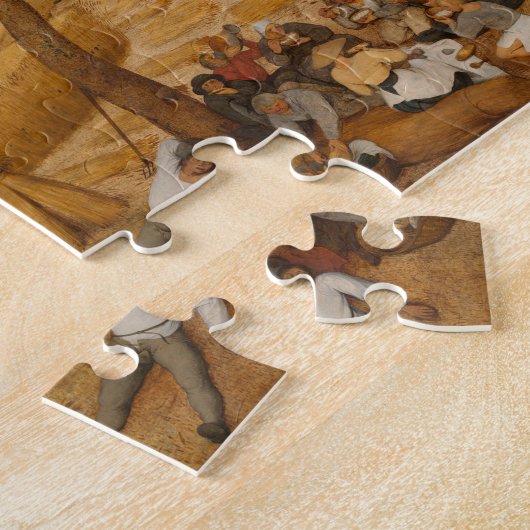 Fine Art The Harvesters 1565 Pieter Bruegel Legpuzzel (Zijkant)