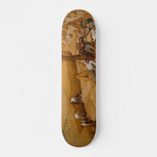 Fine Art The Harvesters 1565 Pieter Bruegel Persoonlijk Skateboard (Voorkant)