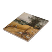 Fine Art The Harvesters 1565 Pieter Bruegel Tegeltje (Zijkant)