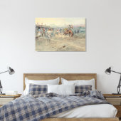 Fine Art The Tender Foot van Charles Marion Russel Canvas Afdruk (Insitu (Slaapkamer))