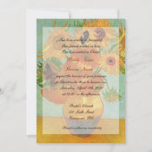 Fine art VAn Gogh zonnebloemen Christelijke bruilo Kaart (Voorkant)