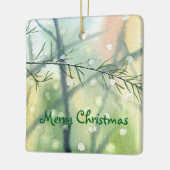 Fine Art Waterverf Ornament (Links)