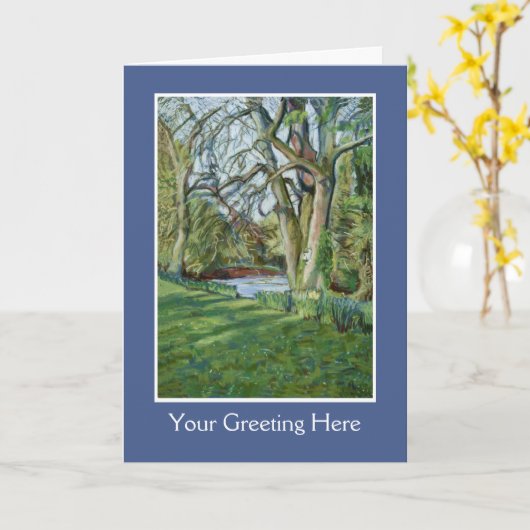 Fine Art Wenskaart - Spring Kaart (Gele Bloem)