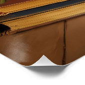 Fine Art White Roses olieverfschilderij Poster (Hoek)