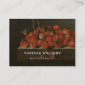 Fine Art Wild Strawberries - Nutritionist Visitekaartje (Voorkant)