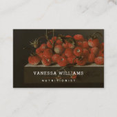 Fine Art Wild Strawberries - Nutritionist Visitekaartje (Voorkant)