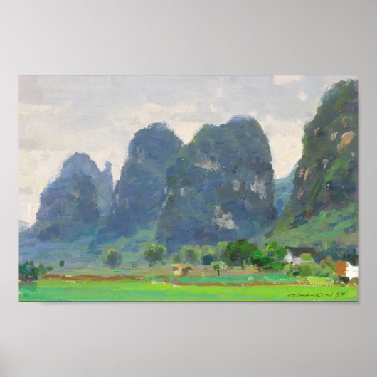 Fine Art Yangshuo in het Poster van het voorjaar (Voorkant)