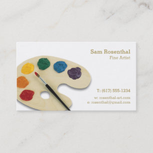 Fine Artist   Beroepsbeoefenaars Visitekaartje