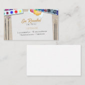 Fine Artist | Beroepsbeoefenaars Visitekaartje (Voorkant / Achterkant)