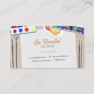 Fine Artist   Beroepsbeoefenaars Visitekaartje