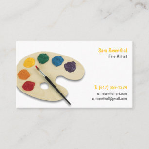 Fine Artist Beroepsbeoefenaars Visitekaartje