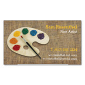 Fine Artist | Beroepsbeoefenaars Visitekaartje Magneet (Voorkant)