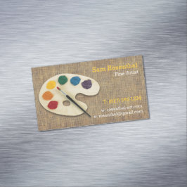 Fine Artist | Beroepsbeoefenaars Visitekaartje Magneet