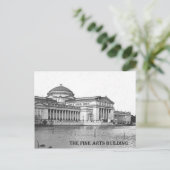 Fine Arts Building, 1893 Columbia Exposition Briefkaart (Staand voorkant)