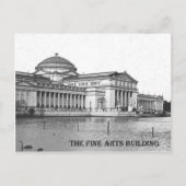 Fine Arts Building, 1893 Columbia Exposition Briefkaart (Voorkant)
