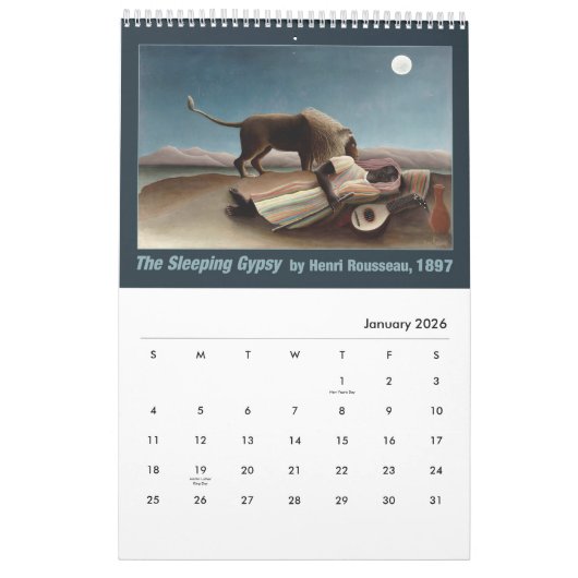 Fine Arts Custom Calendar 2 Kalender (Jan 2026)