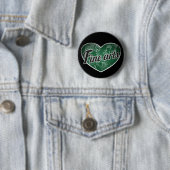Fine Arts Retro Heart Blackboard Love Ronde Button 5,7 Cm (In situ)