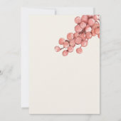 Fine as Wine Elegant Wine Tasting Birthday Invite Kaart (Achterkant)