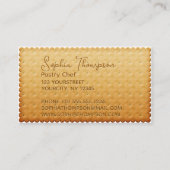 Fine Biscuit Bakery Delicious Cookie Visitekaartje (Achterkant)