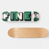 FINE BOI JMT NIGERIA 8 1/4" Skateboard Deck (Horizontaal)