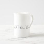 Fine Bone China Mok (Voorkant rechts)