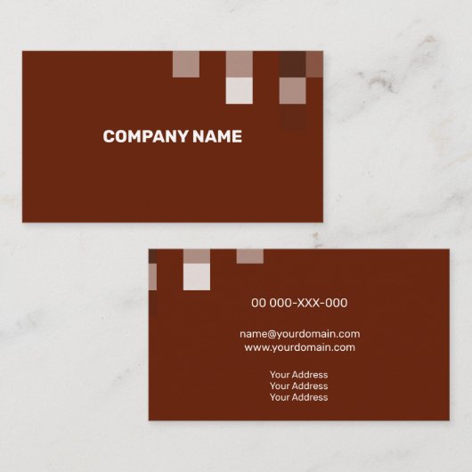 Fine Bordeaux - Transparantie voor vandaag Visitekaartje (Voorkant / Achterkant)