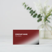 Fine Bordeaux White Black Shades and Rays Visitekaartje (Staand voorkant)