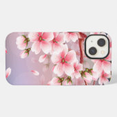 Fine Cherry blossom petals herfst iPhone Hoesje (Achterkant horizontaal)