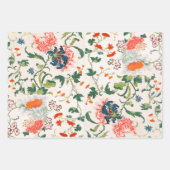 Fine Chinese silk flower design mid 18th century Inpakpapier Vel (Voorkant 2)