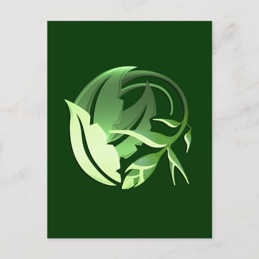 Fine Cool Cute Girly Retro Floral Mode Briefkaart (Voorkant)