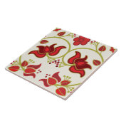 Fine Cool Cute Girly Retro Floral Mode Tegeltje (Zijkant)