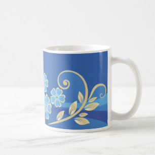 Fine Cool Flowers Cute Girly Retro Floral Koffiemok