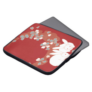 Fine Cute Cool Girly Retro Floral Mode Laptop Sleeve