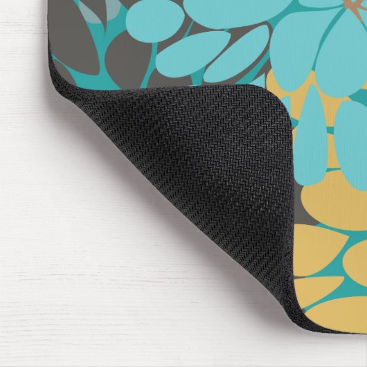 Fine Cute Cool Girly Retro Floral Mode Muismat (Hoek)