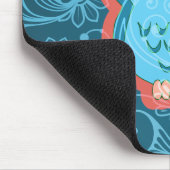 Fine Cute Cool Girly Retro Floral Mode Muismat (Hoek)