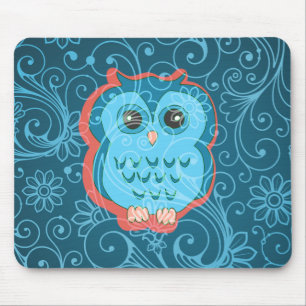 Fine Cute Cool Girly Retro Floral Mode Muismat