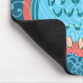 Fine Cute Cool Girly Retro Floral Mode Muismat (Hoek)