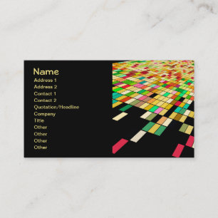 Fine Cute Cool Girly Retro Floral Mode Visitekaartje