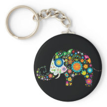 Fine Cute Elephant Floral Mode