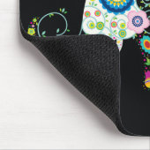 Fine Cute Flower Elephant Floral Mode Muismat (Hoek)