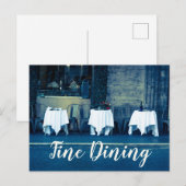 Fine Dining Restaurant for Food Lover and Gourmet Feestdagenkaart (Voorkant / Achterkant)