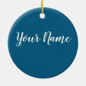 Fine Dining Restaurant for Food Lover and Gourmet Keramisch Ornament (Achterkant)