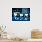 Fine Dining Restaurant for Food Lover and Gourmet Poster (Keuken)